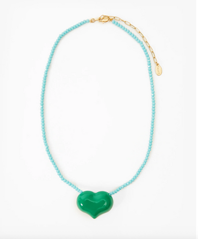 Beaded Heart Necklace