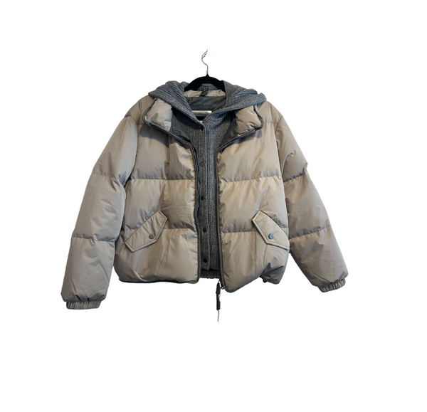 Wool/Down Zip Jacket