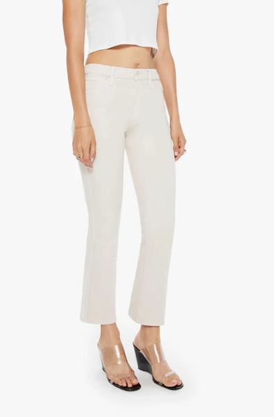 Mid Rise Smokin Double Flood - Tapioca Cats and Dogs Print