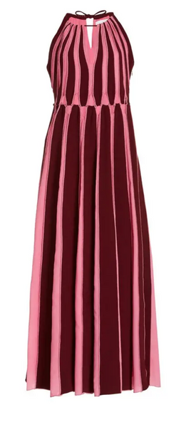Kierra Graphic Transparency Midi Dress