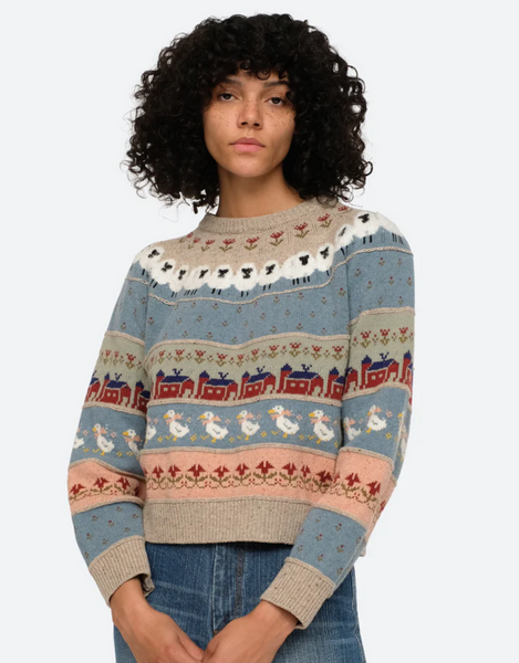 Samira Sheep Kit Jacquard Sweater