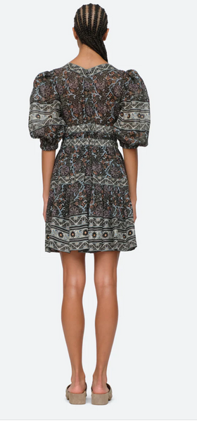 Marlee Puff Sleeve Dress- CLAY not pictured